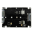 Black B+M key Socket 2 M.2 NGFF (SATA) SSD to 2.5 SATA Card Adapter Case Ne X1E4