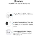 Bluetooth 5.0 Audio Transmitter Receiver USB Adapter For TV PC Car Speaker R9J9