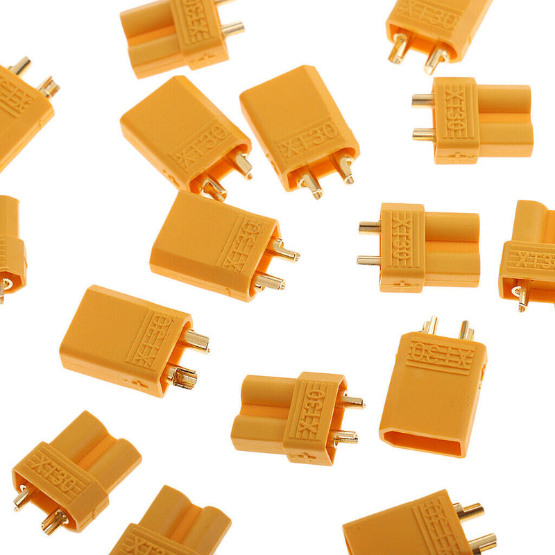 10Pairs XT30 Female Male Connector Plugs for RC Drone Quads ESC/Battery Accs