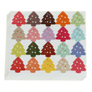 100pcs christmas tree packaging seal paper self adhesive gift bag stickerlabelxp
