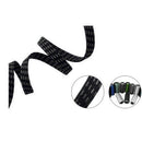 Stretch Elastic Bikes Luggage Hanging Rope Belts Strap with Hook Black 4m