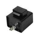 12V 2 Pin Speed Adjustable LED Flasher Relay Motorcycle Turn Signal_Indicator*