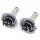 2pcs H7 LED Headlight Bulbs Conversion Kit High Low Beam 35W 4000LM 6000K W3C
