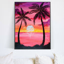 5D DIY Full Drill Diamond Painting Sunset Cross Stitch Embroidery Craft