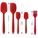 Silicone Spatula Set, 5 Piece Non-Stick Heat Resistant Silica gel Spatula S A9I4
