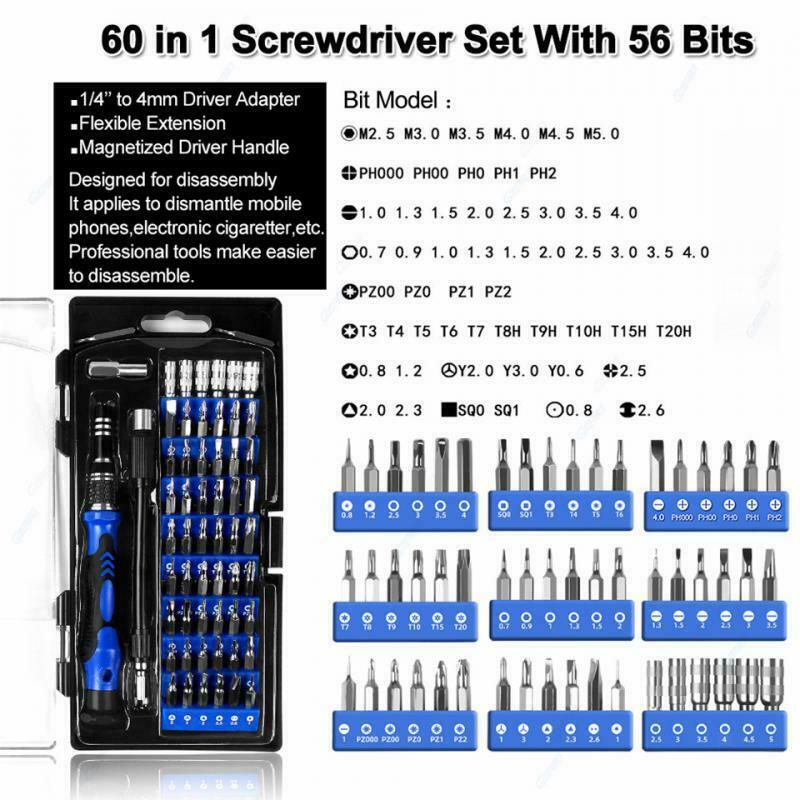 Precision Set Opening Repair Tool Kit with Bag for Cell Phone iPad PC Laptop