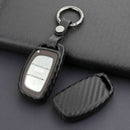 For Hyundai Tucson Ilante Sonata Carbon Fiber Smart Cars Key Cover Accessori FZA