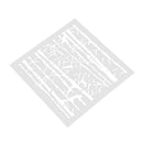 Bamboo Plastic Cake Stencils Template Buttercream Spray Mold Mould DIY Tool