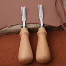 1X(Diy Handmade Leather Craft Leather Edge Beveler Leather Cutting Skiving