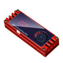 Temperature OLED Display M.2 2280 SSD Heatsinks Heat Thermal Pads (Red)