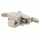 2X Beige Sun Visor Clip Holder Bracket 51168243575 For Bmw E46 3 Series 325
