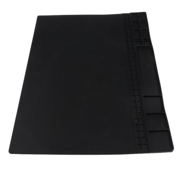 Work Top Desk  Resistant Mat Repair Insulation Kit Soldering Pad Black