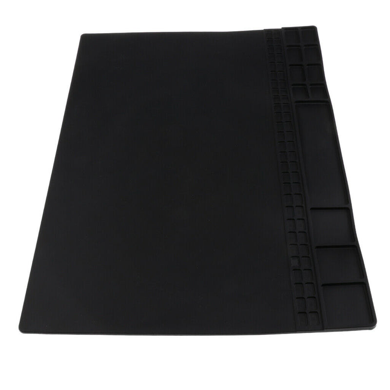 Work Top Desk  Resistant Mat Repair Insulation Kit Soldering Pad Black