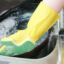 Reusable Household Cleaning Rubber Gloves Kitchen Dish Washing Scouring Pad
