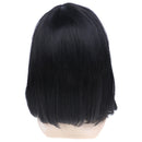 Short Bob Wigs Black Wig for Women with Bangs Straight Synthetic Wig Natural 3C
