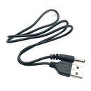 USB2.0 To DC3.5mm Charging Cable 5V Power Cable DC Charging Cable 50cm-black