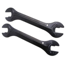 2Pcs Bike Tool Steel Bicycle Wrench Cycling Head Open End Axle Hub Spanner