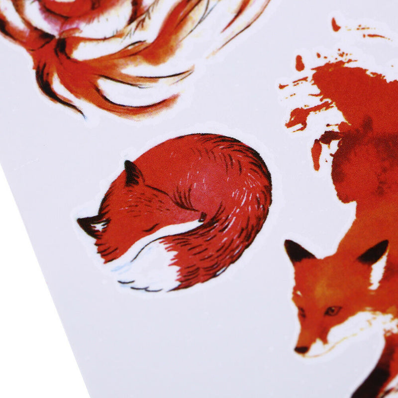 Waterproof Temporary Tattoo Stickers Cartoon Fox Water LZansfer flash tatooII.AU