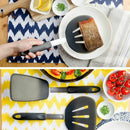 Silicone Flexible Pancake Turner/Spatula,Black R1W9