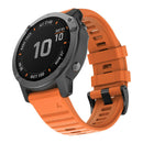 Silicone Band Strap for Garmin Fenix 6 5 Forerunner 935 Quatix 5 (Orange)