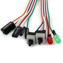 Computer Motherboard Power ATX On Off Reset Switch Buttons LED Cable Replac Y3Q2