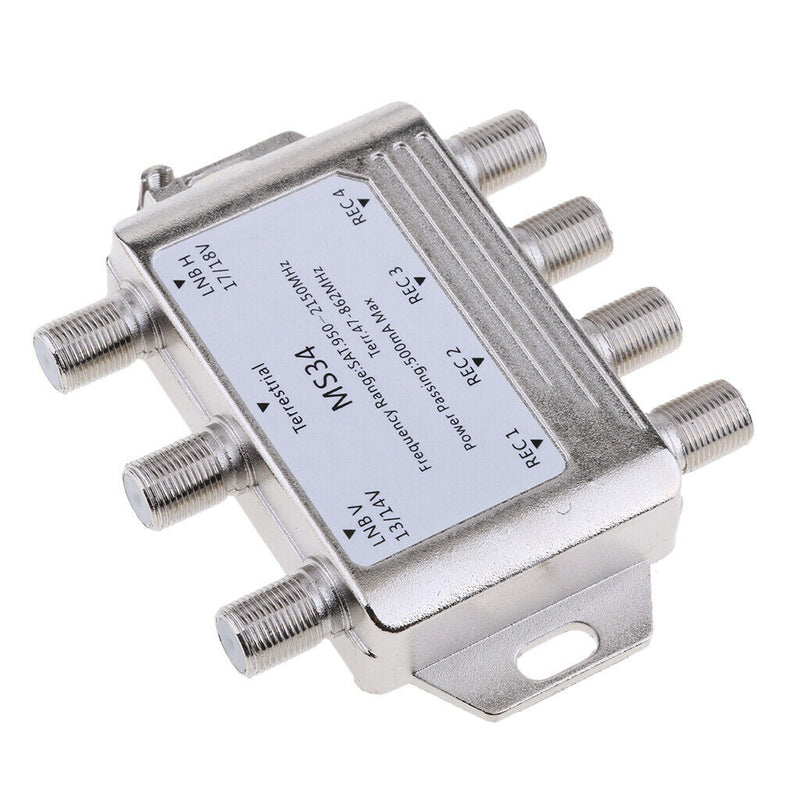 Satellite Switch Max 4 Output Multi Video Path Multi Switch MS34 High Quality