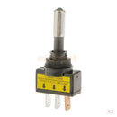 2pcs Green Car Boat 12V 20A LED Light SPST Toggle Rocker Switch Control On/Off