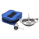 Ultralight Gas Stove Single Burner Adjustable With Storage Case For Hiking