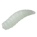 50pcs 1.6cm bait fishing maggot Grub Soft Baits Worms Noctilucent Luminous  G7Y2