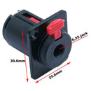 Speaker Audio Jack 6.35mm Connector 1/4 inch Female Socket Panel Mounted  Gw