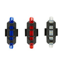White Bike Tail Light Rechargeable Usb Led Taillight Mtb Warning Bicycle Fr Y7D6