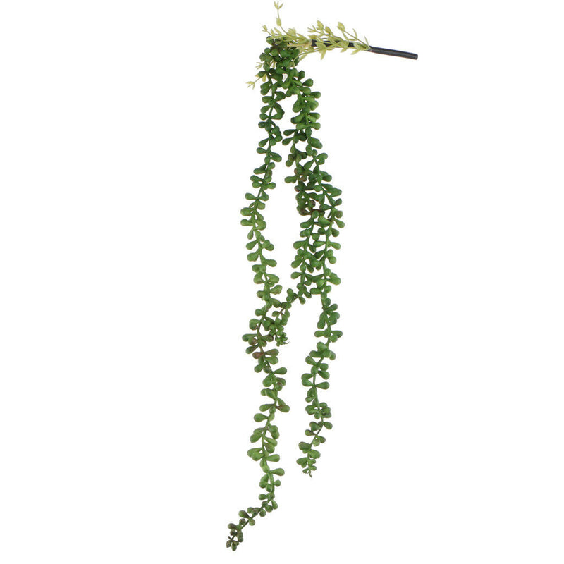 2x Artificial String of Pearls Hanging Plants Garden Wedding Flower Decor