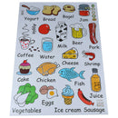 Kitchen Refrigerator Door Stickers Decorative Food Fruit Removable Wall Stic Gw
