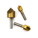3X Single Flute 90Â° Edge Chamfer Countersink Deburring Drill Bit 3/8 1/2 3/4   Z