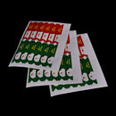 106X Merry-Christmas Santa Stickers Seal.Label DIY Cardmaking Scrapbooking CraME