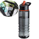 4PCS Flip Straw Drinks Sport Hydration Water Bottle for Running Cycling Hiking