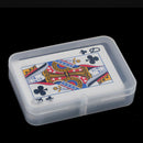 Transparent Plastic Boxes Playing Cards Container PP Storage Case Poker Card Box