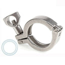 3.8 Cm Sanitary Ware Tri-Clamp Stainless Steel Single Needle Heavy Duty Tri