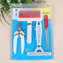 4pcs/set Dogs Pet Grooming Supplies Stainless Steel Comb Rasp File Clippers A