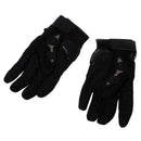 1 Pair Motorcycle Gloves Racing Gloves Fiber PU Black -XL V4B1