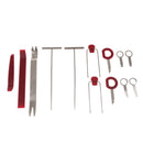 13pcs Car Radio Door Clip Panel Trim Dash Audio Plastic Removal Pry Tool Kit