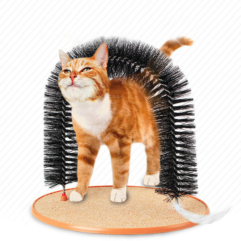 Cats Massage Arch Brush Scratch Resistant Self Grooming Removing Hair Pet Toys