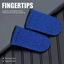 2x Breathable Game Controller Finger Cover Sweat Proof Thumb Sleeve (B)