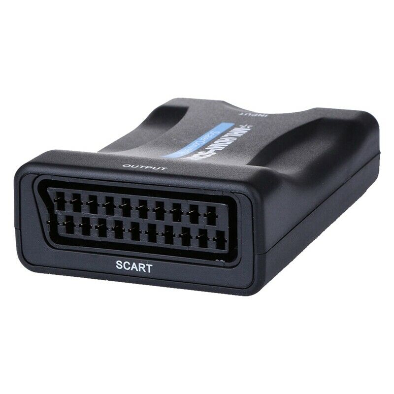 HDMI to SCART Composite Video Converter Audio Adapter with USB Cable for SK I3P5