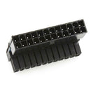 90 Degree Desktop Motherboard ATX 24Pin Female to 24Pin Male Power Adapter A