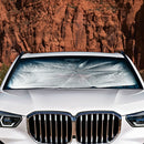 Car Front Windshield Sunshade Parasol Protector with Window Breaker (L)