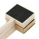 20pcs Wooden Blackboard Party Message Chalkboard Blackboard Plant Markers