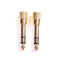 2Pcs 6.5mm Male to 3.5mm Female Jack Plug Headphone Audio Adapter Converter JR