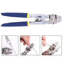 Wire Rope Crimping Tool with 180Pcs 3 Size Aluminum Double Barrel Ferrule C
