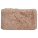 Women's Faux Rabbit Fur Scarf Autumn Winter Scarves Beige U8B5